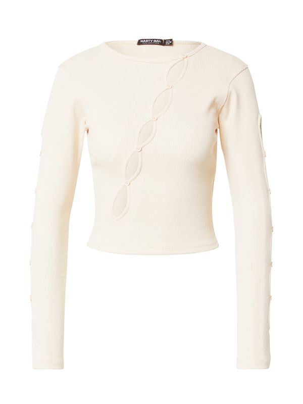 Nasty Gal Nasty Gal Majica  ecru/prljavo bijela