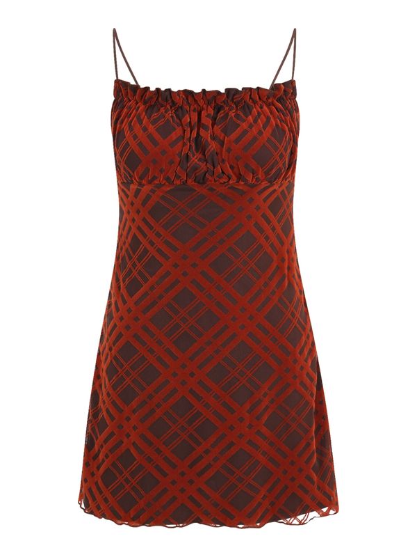 Nasty Gal Petite Nasty Gal Petite Haljina  hrđavo smeđa / tamno smeđa