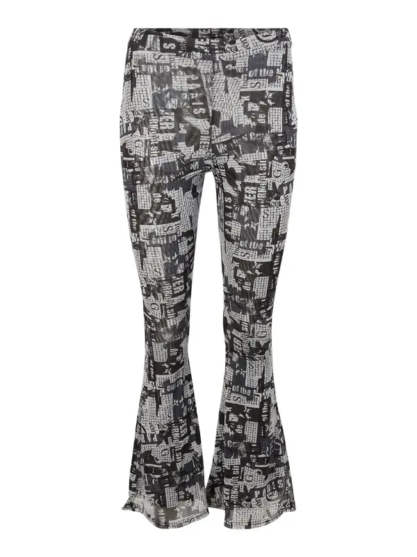 Nasty Gal Petite Nasty Gal Petite Hlače  siva / antracit siva / tamo siva / crna