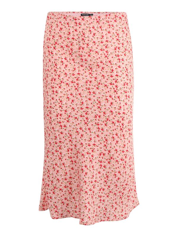 Nasty Gal Petite Nasty Gal Petite Suknja  travnato zelena / svijetlozelena / roza / vatreno crvena / bijela