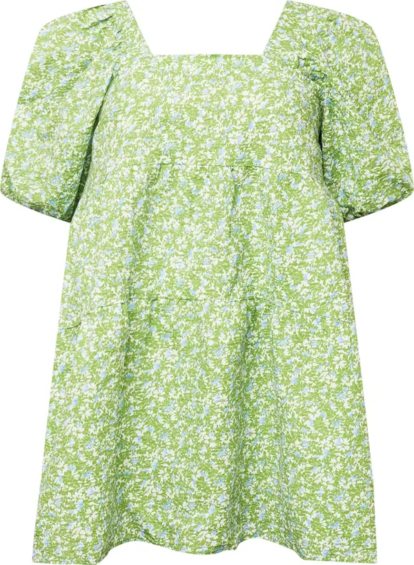 Nasty Gal Plus Nasty Gal Plus Ljetna haljina  svijetloplava / svijetlozelena / bijela