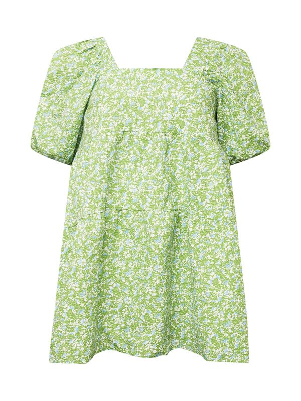 Nasty Gal Plus Nasty Gal Plus Ljetna haljina  svijetloplava / svijetlozelena / bijela