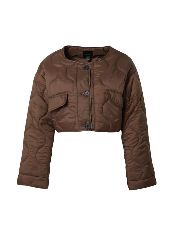 Nasty Gal Nasty Gal Prijelazna jakna  čokolada