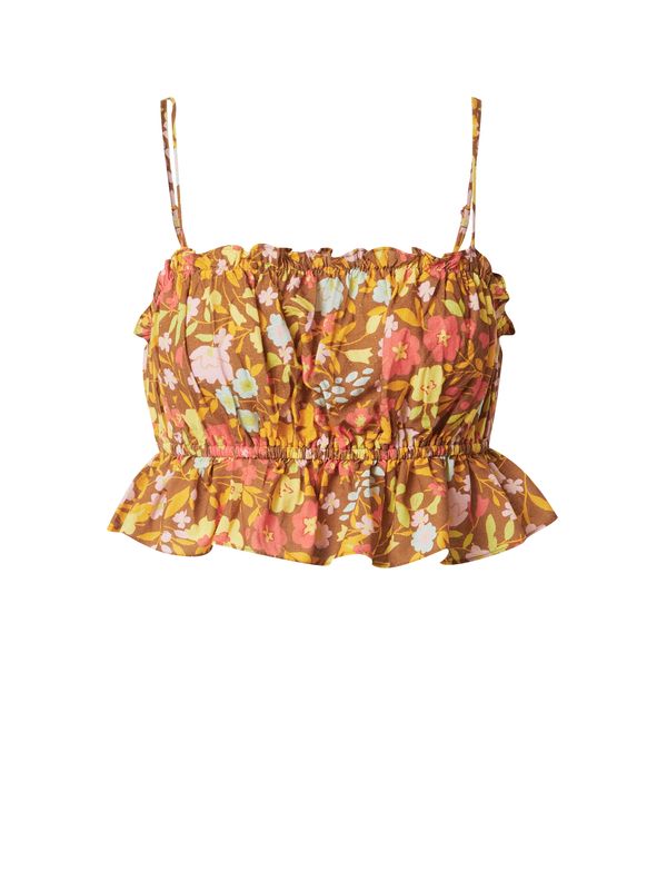 Nasty Gal Nasty Gal Top  akvamarin / oker / senf / prljavo roza