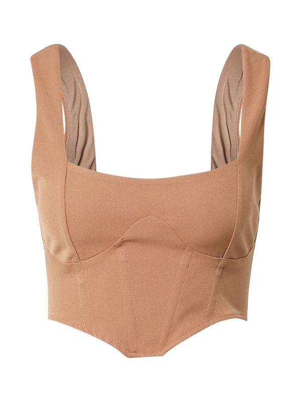 Nasty Gal Nasty Gal Top  boja devine dlake (camel)