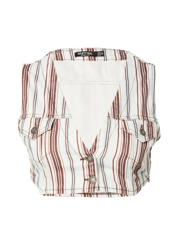 Nasty Gal Nasty Gal Top  boja pijeska / svijetloplava / hrđavo smeđa
