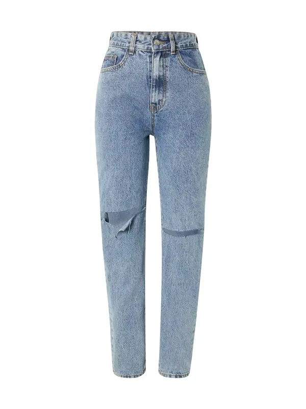 Nasty Gal Nasty Gal Traperice 'Distressed'  plavi traper