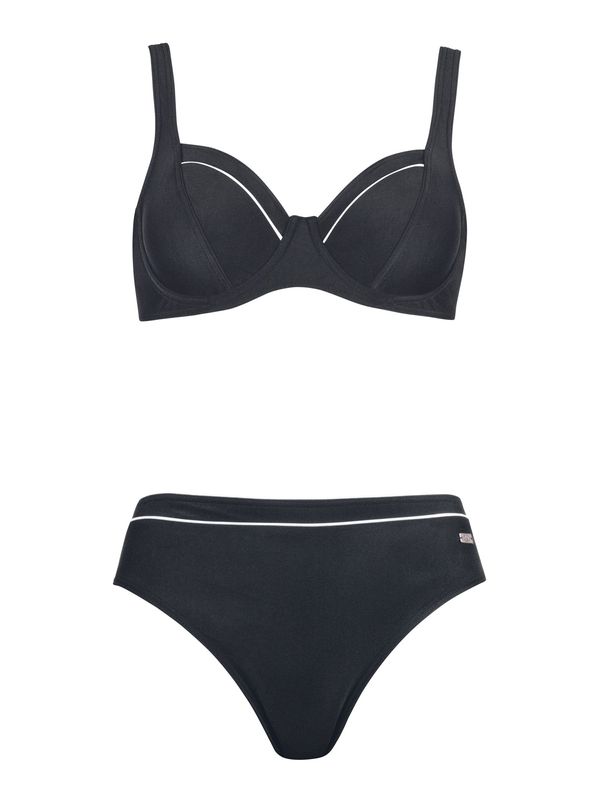 NATURANA NATURANA Bikini  crna / bijela