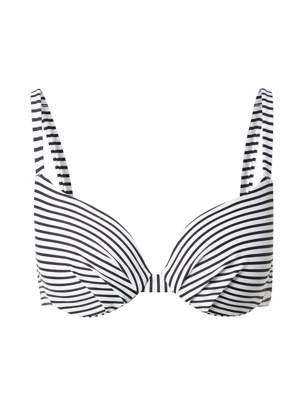 NATURANA NATURANA Bikini gornji dio  crna / bijela