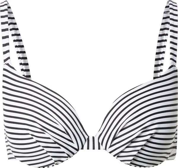 NATURANA NATURANA Bikini gornji dio  crna / bijela