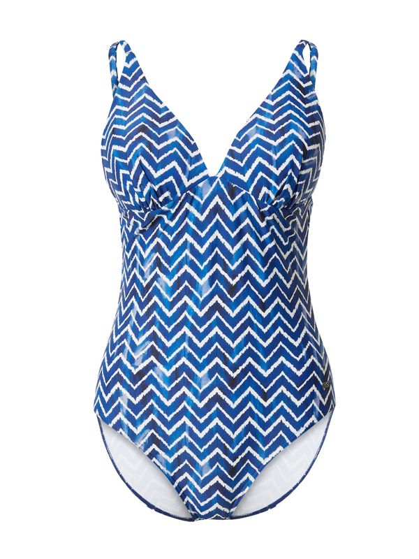 NATURANA NATURANA Jednodijelni kupaći kostim  plava / tamno plava / bijela