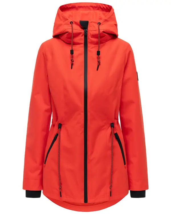 NAVAHOO NAVAHOO Lagana parka 'Blumentanz 14'  ciglasto crvena