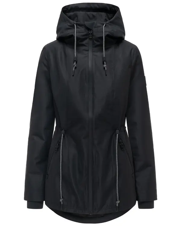 NAVAHOO NAVAHOO Lagana parka 'Blumentanz 14'  crna