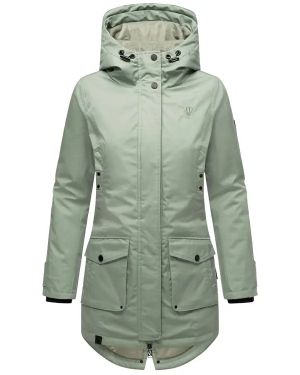 NAVAHOO NAVAHOO Lagana parka 'Brinjaa'  menta