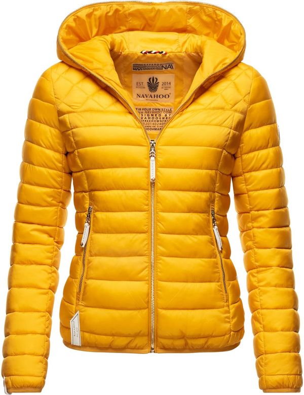 NAVAHOO NAVAHOO Prijelazna jakna 'Ich Bin Hübsch'  žuta