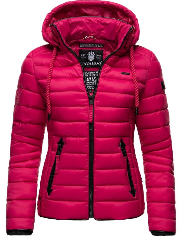 NAVAHOO NAVAHOO Prijelazna jakna 'Lulana'  malina / crna