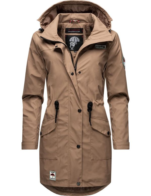 NAVAHOO NAVAHOO Prijelazni kaput 'Deike'  svijetlobež