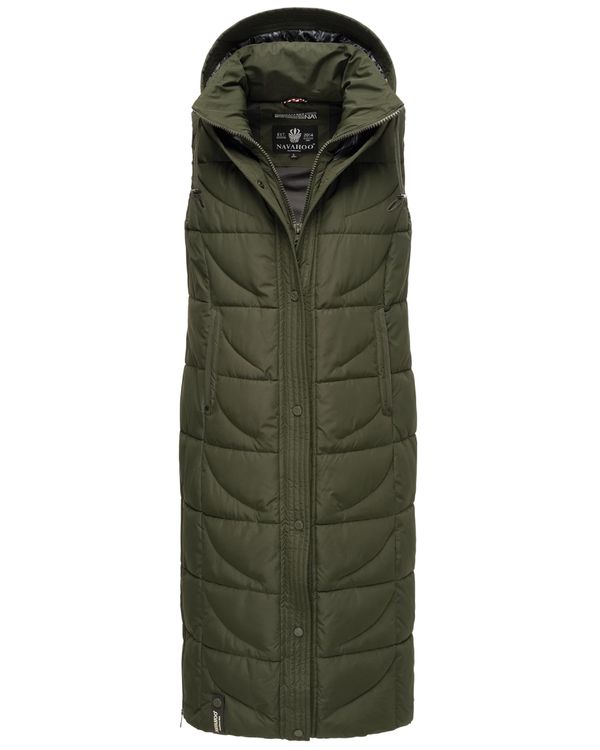 NAVAHOO NAVAHOO Prsluk 'Brezelchen'  maslinasta