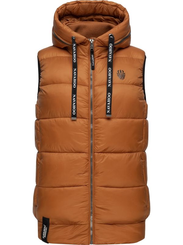 NAVAHOO NAVAHOO Prsluk 'Kassidy'  karamela / crna / bijela