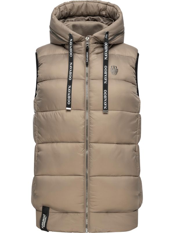 NAVAHOO NAVAHOO Prsluk 'Kassidy'  smeđa / crna / bijela