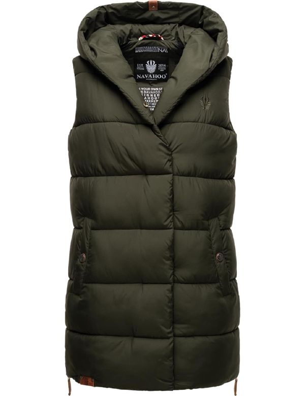 NAVAHOO NAVAHOO Prsluk 'Madilynaa'  maslinasta