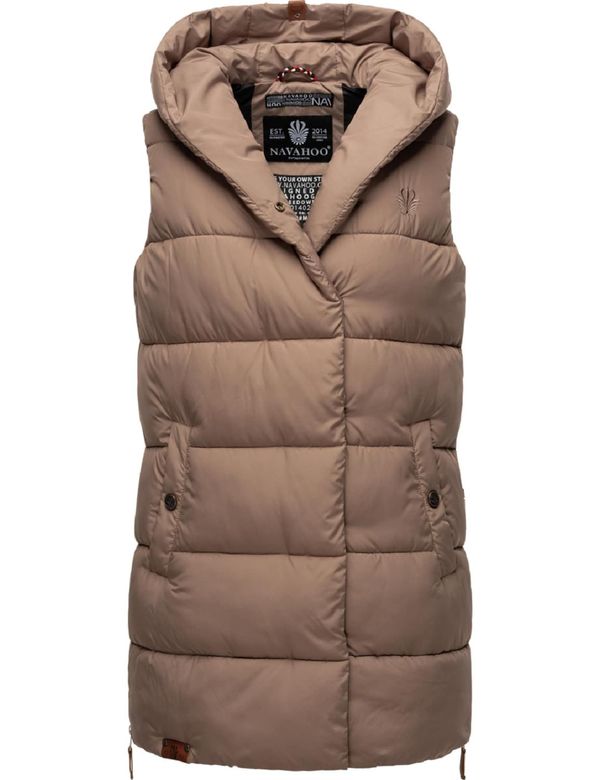 NAVAHOO NAVAHOO Prsluk 'Madilynaa'  taupe siva