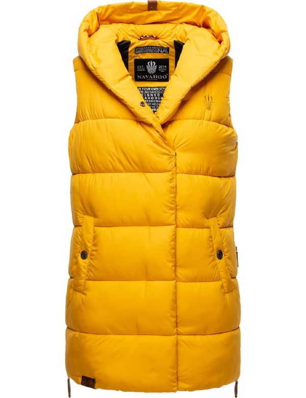 NAVAHOO NAVAHOO Prsluk 'Madilynaa'  zlatno žuta