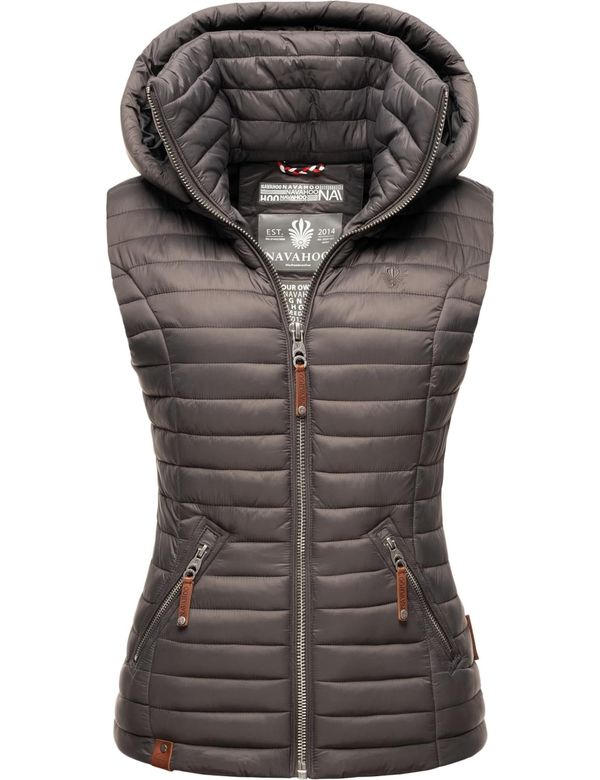 NAVAHOO NAVAHOO Prsluk 'Shadaa'  antracit siva