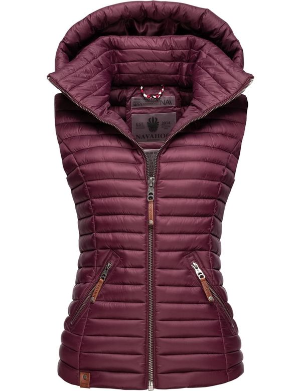 NAVAHOO NAVAHOO Prsluk 'Shadaa'  bordo