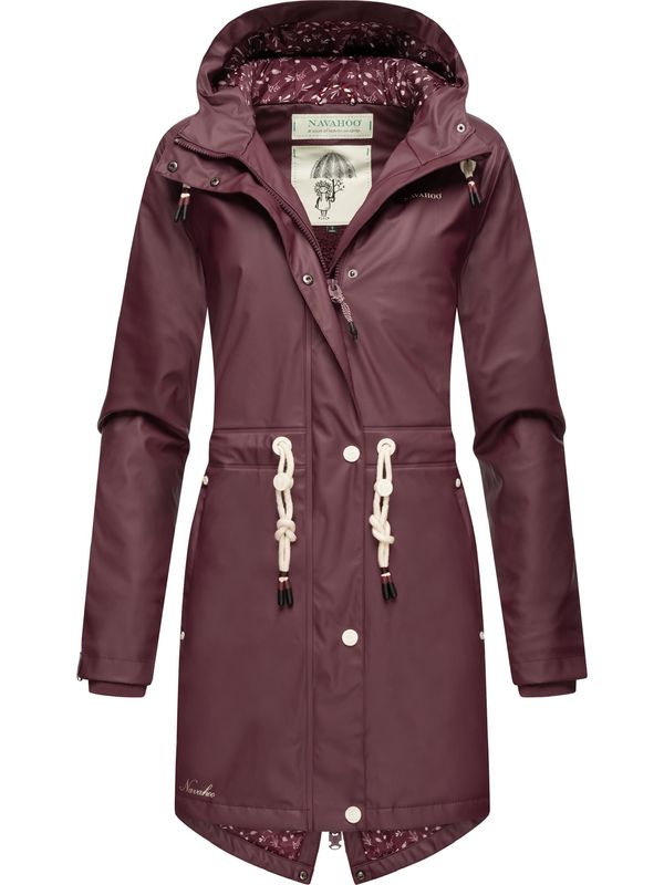 NAVAHOO NAVAHOO Tehnička jakna 'Flower of Ocean'  bordo / bijela