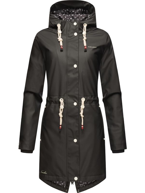 NAVAHOO NAVAHOO Tehnička jakna 'Flower of Ocean'  crna / bijela