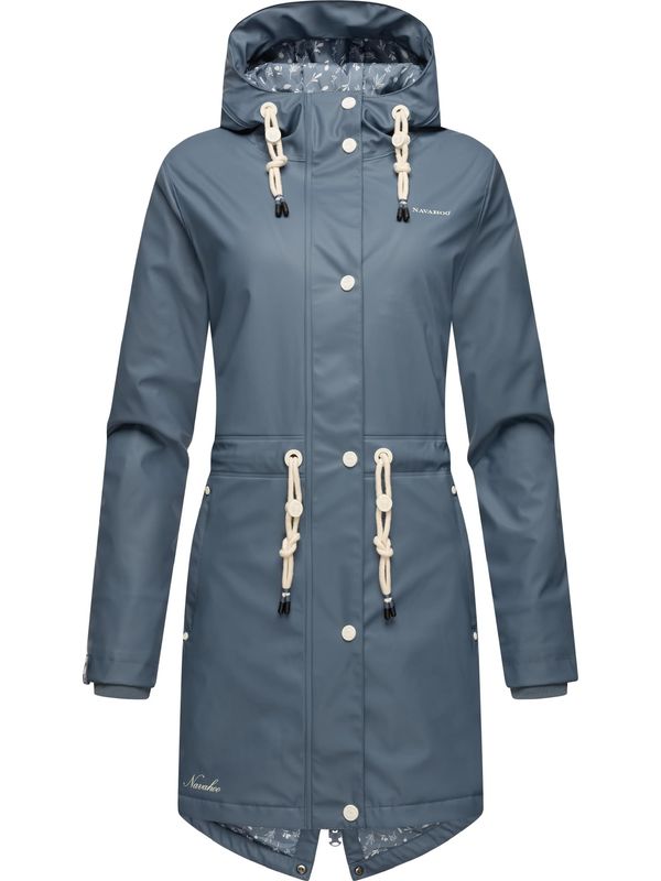 NAVAHOO NAVAHOO Tehnička jakna 'Flower of Ocean'  golublje plava / bijela