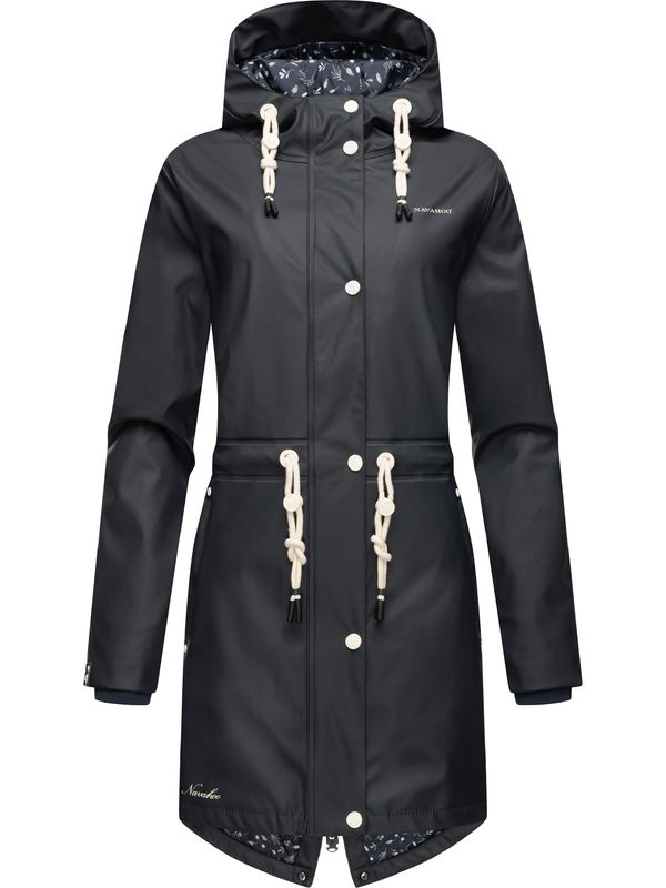 NAVAHOO NAVAHOO Tehnička jakna 'Flower of Ocean'  mornarsko plava / bijela