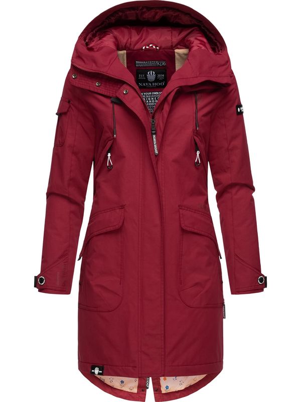 NAVAHOO NAVAHOO Tehnička jakna 'Pfefferschote'  tamno crvena / crna / bijela