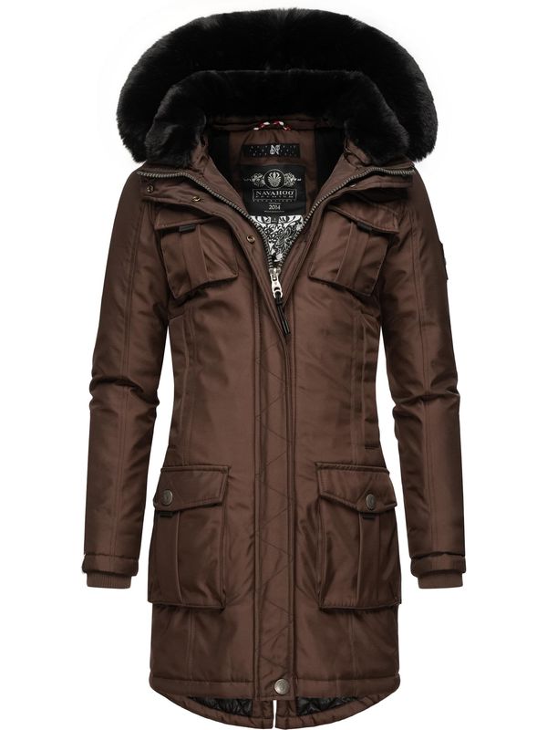 NAVAHOO NAVAHOO Tehnička jakna 'Tiniis'  tamno smeđa / crna