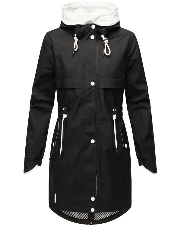 NAVAHOO NAVAHOO Tehnički kaput 'Xankaa'  crna / bijela