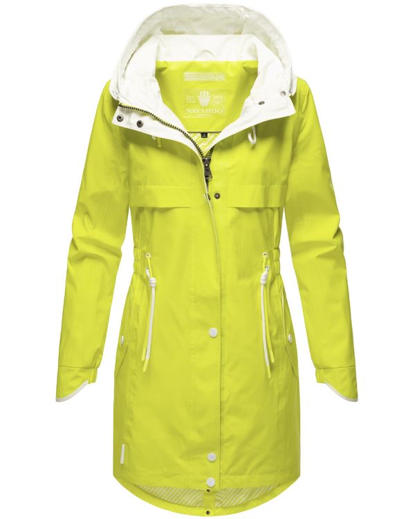 NAVAHOO NAVAHOO Tehnički kaput 'Xankaa'  limeta zelena / bijela