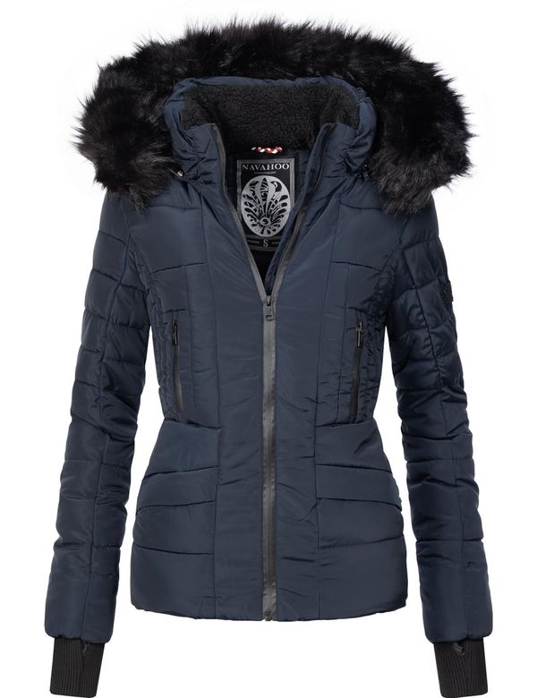 NAVAHOO NAVAHOO Zimska jakna 'Adele'  tamno plava / crna