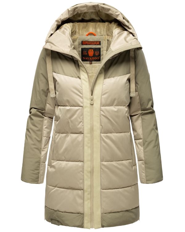 NAVAHOO NAVAHOO Zimska jakna 'Kätzchen'  bež / tamno bež