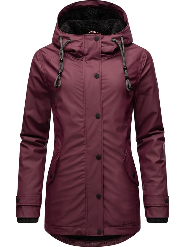 NAVAHOO NAVAHOO Zimska jakna 'Lindraa'  bordo / crna
