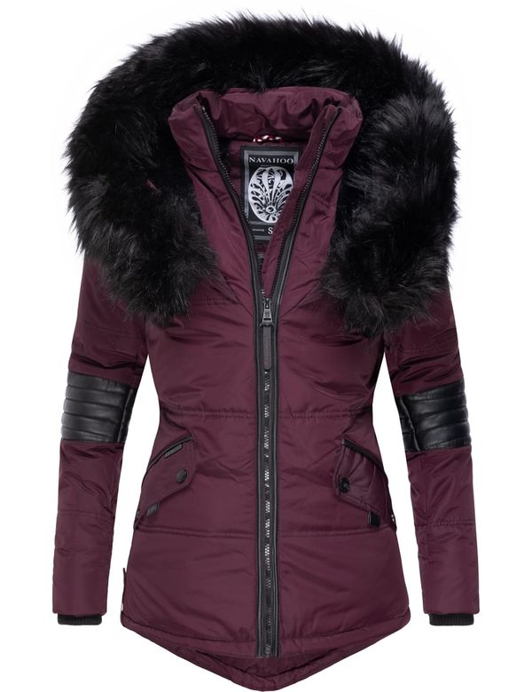 NAVAHOO NAVAHOO Zimska jakna 'Nirvana'  boja vina / crna