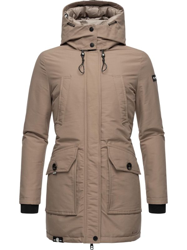 NAVAHOO NAVAHOO Zimska jakna  toplo smeđa / crna / bijela