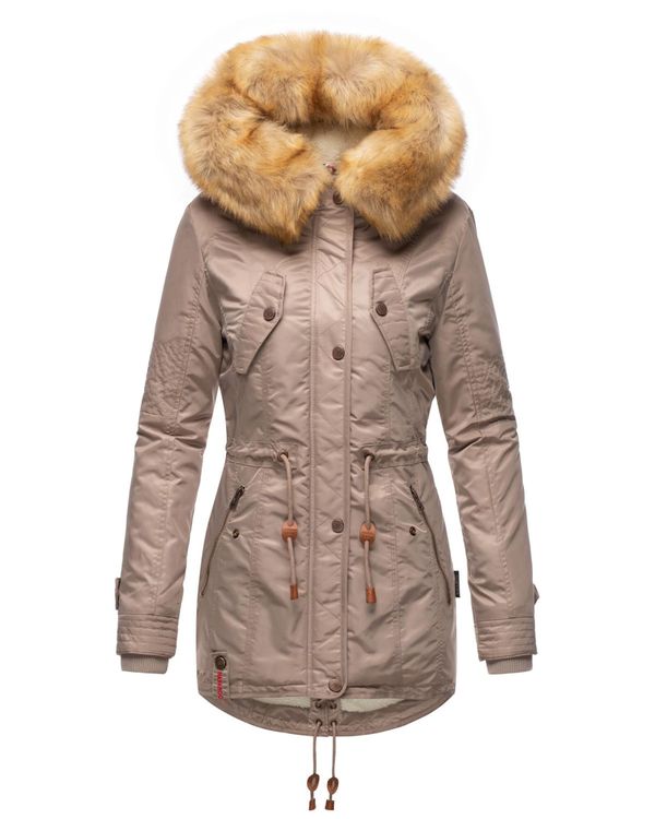 NAVAHOO NAVAHOO Zimska parka 'La Viva'  bež siva