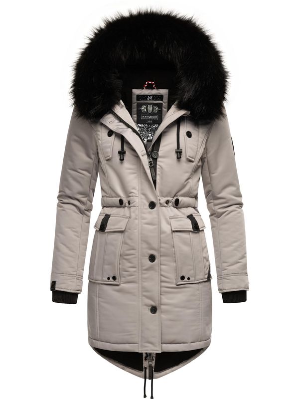 NAVAHOO NAVAHOO Zimska parka 'Luluna'  siva / crna