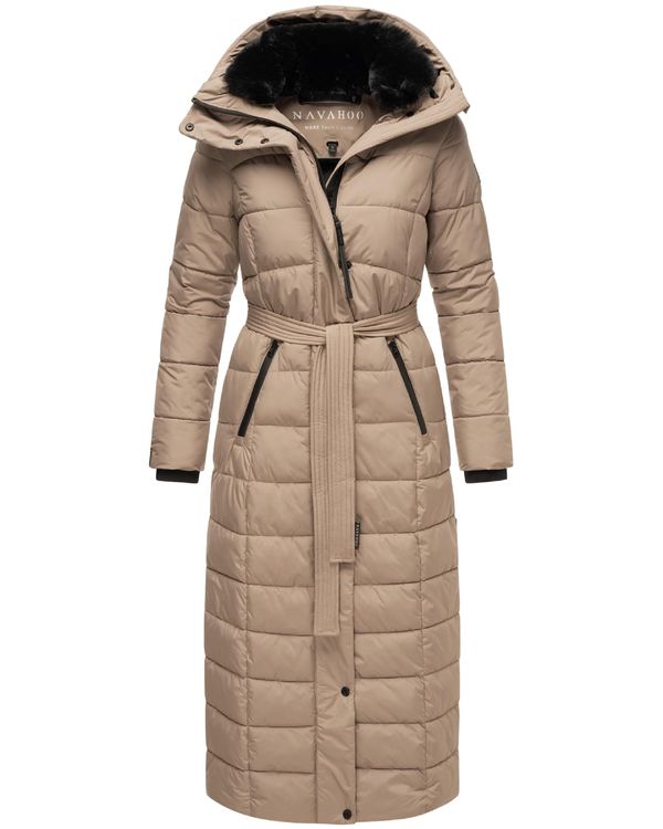NAVAHOO NAVAHOO Zimski kaput 'Das Teil XIV'  tamno bež / crna