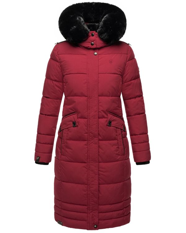 NAVAHOO NAVAHOO Zimski kaput 'Fahmiyaa'  bordo / crna