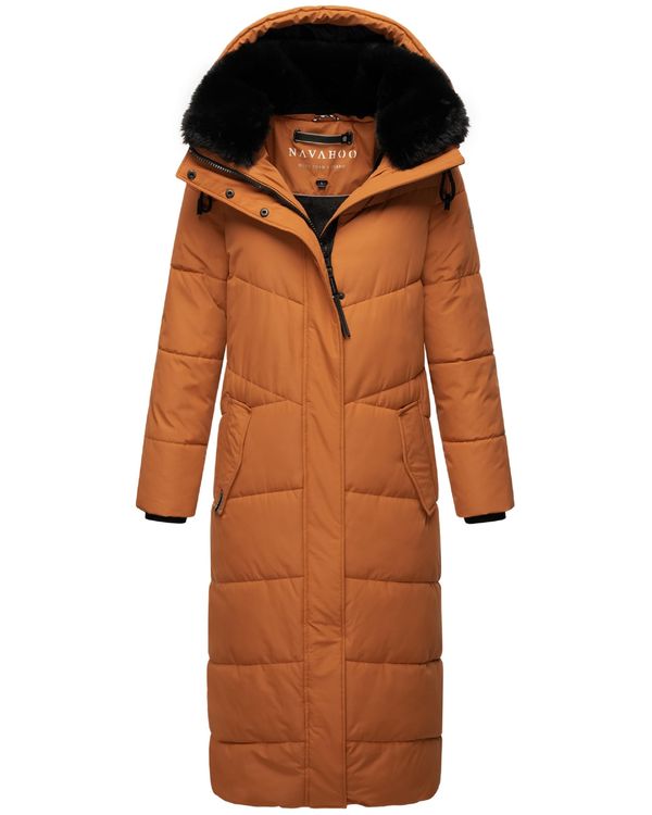 NAVAHOO NAVAHOO Zimski kaput 'Hingucker XIV'  karamela