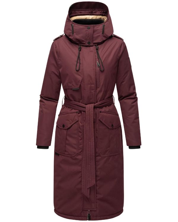 NAVAHOO NAVAHOO Zimski kaput 'Hokulanii'  bordo