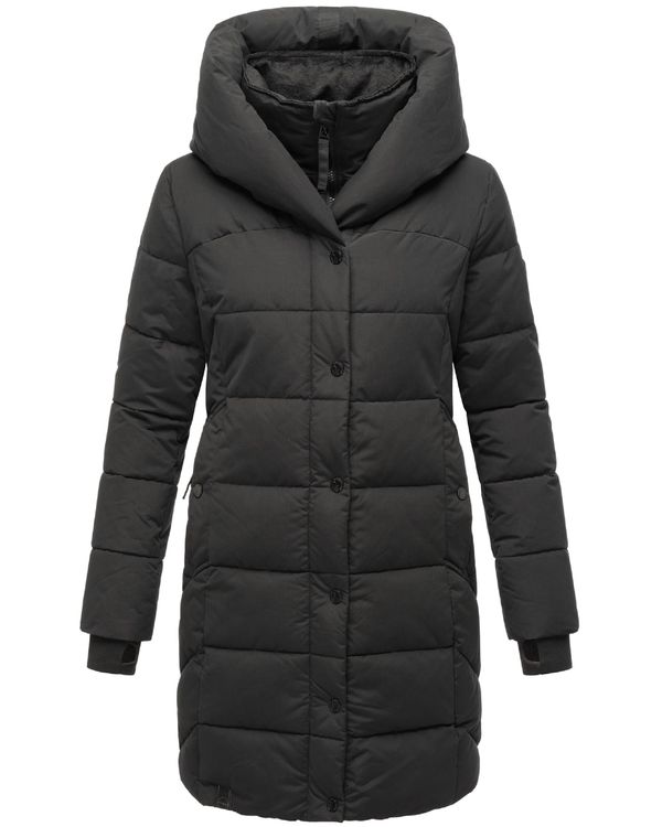 NAVAHOO NAVAHOO Zimski kaput 'Knutschilein'  crna