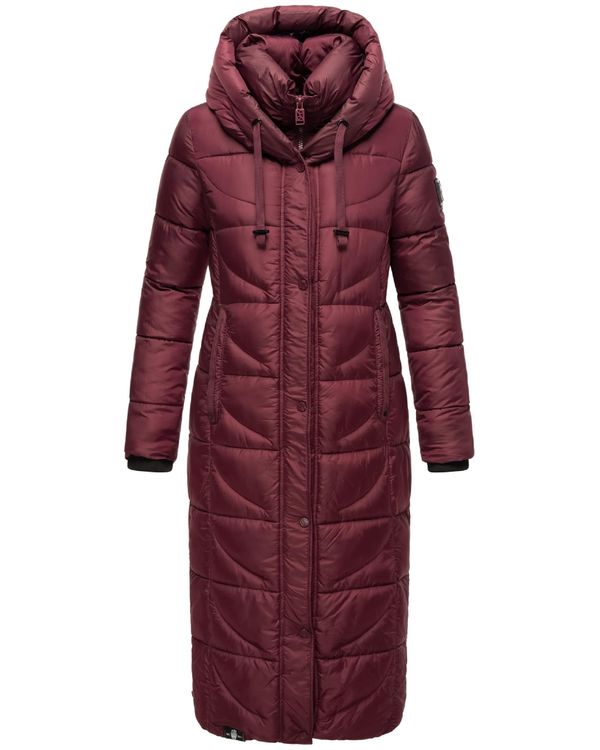 NAVAHOO NAVAHOO Zimski kaput 'Waffelchen'  bordo